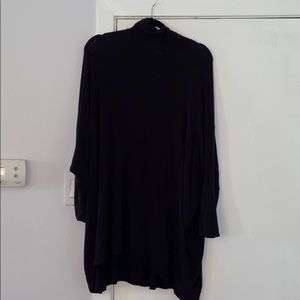Free People Oversized Black Tunic